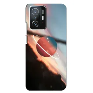 Космические Чехлы для Сяоми 11Т Про (VPrint) (Сатурн)