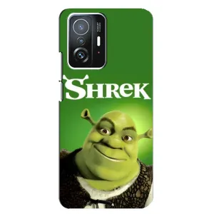 Чохол з мультфільмом Шрек на Xiaomi 11T / 11T Pro (Усміхнений Шрек)