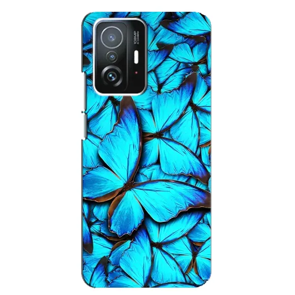Чохол з принтом «Сині метелики» для Xiaomi 11T / 11T Pro