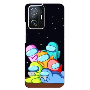 Чохли Амонг Ас для Xiaomi 11T / 11T Pro (AlphaPrint) (Скіни в космосі)