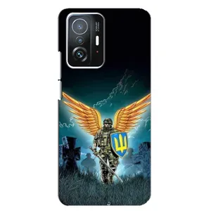 Чехлы с картинкой ЗСУ для Xiaomi 11T / 11T Pro (AlphaPrint) (Солдат ЗСУ)