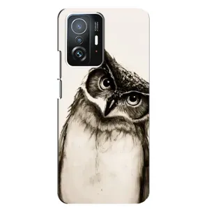 Чехол с птицами на Xiaomi 11T / 11T Pro (VPrint) (Сова)