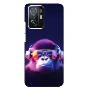Чохол з Мавпами Xiaomi 11T / 11T Pro - (AlphaPrint) (Стильна мавпа)