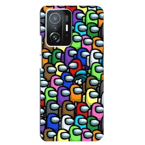 Чохли Амонг Ас для Xiaomi 11T / 11T Pro (AlphaPrint) (Убитий)