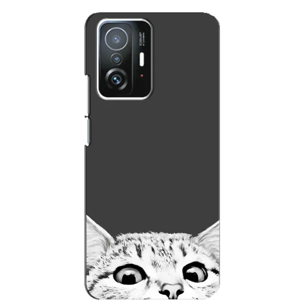Чехол с принтом «Выглядывает кот» для Xiaomi 11T / 11T Pro Чехол с принтом «Выглядывает кот» для Xiaomi 11T / 11T Pro