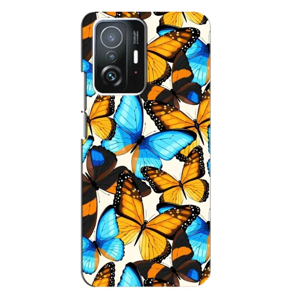Чохол з принтом «Яскраві метелики» для Xiaomi 11T / 11T Pro