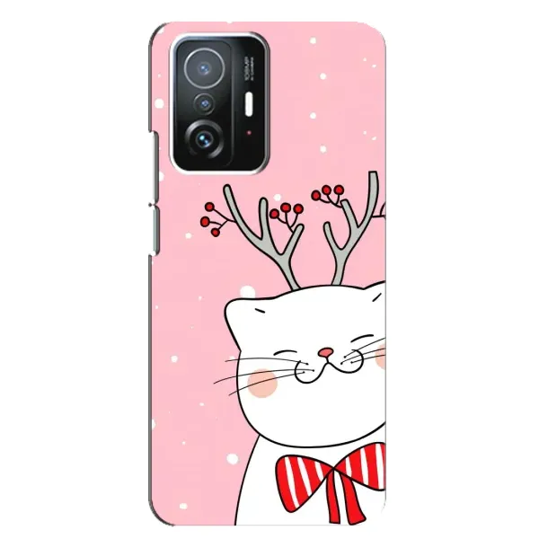 Чехол с принтом «Зимний кот» для Xiaomi 11T / 11T Pro Чехол с принтом «Зимний кот» для Xiaomi 11T / 11T Pro