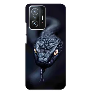 Чехол с картинкой «Хищники» для Xiaomi 11T / 11T Pro (Черная змея)