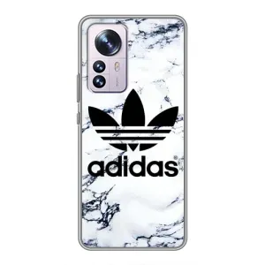 Чехлы Адидас для Xiaomi 12 / 12X (AlphaPrint) (Адидас на мраморе)