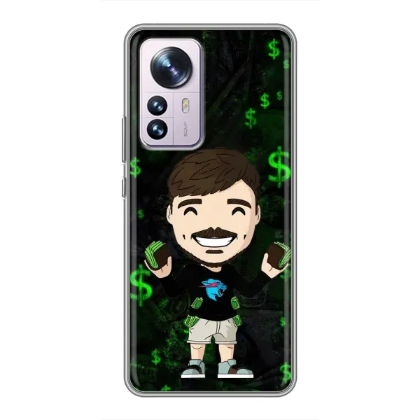 Чехол с принтом «Блогер Beast» для Xiaomi 12 / 12X