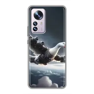 Чехол с мемом Тралалело тралала на Xiaomi 12 / 12X (Бомбардини гусини)