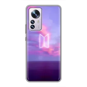 Чехлы BTS для Xiaomi 12 / 12X (AlphaPrint) (BTS логотип)