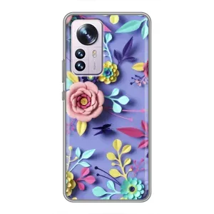 Чохли з квітами для Xiaomi 12 / 12X (VPrint) (Дизайн квітів)