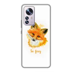 Чехлы с картинкой Лисички для Xiaomi 12 / 12X (VPrint) (Девочка Лиса)