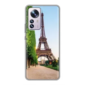 Чехол Эйфелева Башня для Xiaomi 12 / 12X - (AlphaPrint) (Дорога в Париж)