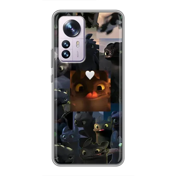 Чехол с принтом «Дракон коллаж» для Xiaomi 12 / 12X