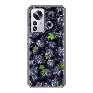 Чехлы с Фруктами для Xiaomi 12 / 12X (VPrint) (Ежевика)