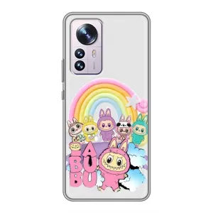 Чохол з Лабубу на Xiaomi 12 / 12X (Фон Лабубу)
