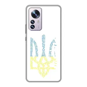 Чехлы для Xiaomi 12 / 12X  Укр. Символика (AlphaPrint) (Герб из букв)