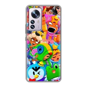 Чехлы Brawl Stars для Xiaomi 12 / 12X (AlphaPrint) (Герои Бравл Старс)