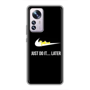 Чехол с Симпсонами для Xiaomi 12 / 12X (VPrint) (Гомер Later)
