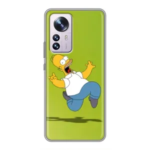 Чехол с Симпсонами для Xiaomi 12 / 12X (VPrint) (Гомер Симпсон)