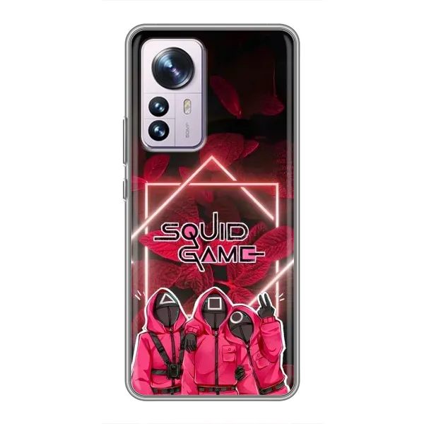 Чехол с принтом «Охранники Игра кальмара» для Xiaomi 12 / 12X Чехол с принтом «Охранники Игра кальмара» для Xiaomi 12 / 12X