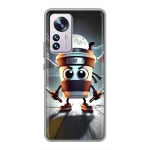 Чехол с мемом Тралалело тралала на Xiaomi 12 / 12X (Капучино асасино)