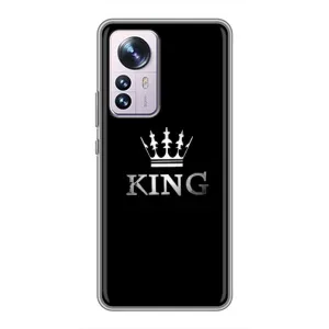 Чехол с Короной Сяоми 12 / 12х - (AlphaPrint) (KING)