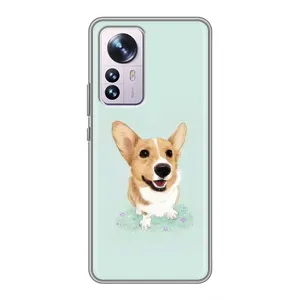 Чехлы с собаками для Xiaomi 12 / 12X (VPrint) (Корги)