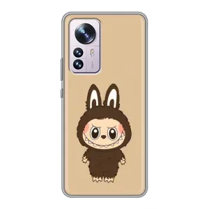 Чохол з Лабубу на Xiaomi 12 / 12X (Bored Ape в червоному)
