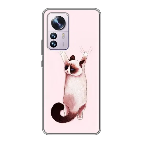 Чехол с принтом «Котик падает» для Xiaomi 12 / 12X Чехол с принтом «Котик падает» для Xiaomi 12 / 12X
