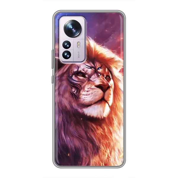 Чехол с принтом «Красочный Лев» для Xiaomi 12 / 12X