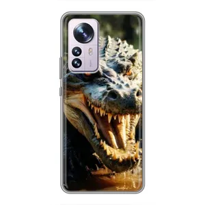 Чехол с принтом «Опасный крокодил» для Xiaomi 12 / 12X