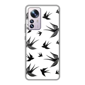 Чехол с птицами на Xiaomi 12 / 12X (VPrint) (Ласточки)