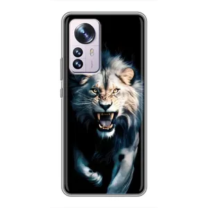 Чехол с принтом «Лев в темноте» для Xiaomi 12 / 12X