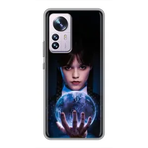 Чехол с дизайном Венздей 2 на Xiaomi 12 / 12X (Магическая сфера Уэнздей)