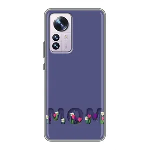 Чехлы для мамы на Xiaomi 12 / 12X (Мама в цветах)