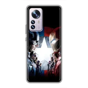 Чехлы с героями Марвел Xiaomi 12 / 12X (VPrint) (Марвел стайл)