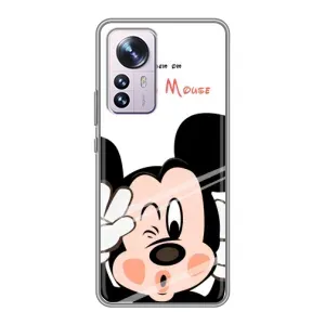 Эксклюзивный чехол для Xiaomi 12 / 12X (AlphaPrint - Мультяшные) (Маус Микки)