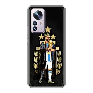 Чехлы для Xiaomi 12 / 12X (Leo чемпион) (AlphaPrint) (Месси Король)