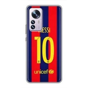 Чехлы Месси для Xiaomi 12 / 12X (AlphaPrint) (Messi Barca 10)