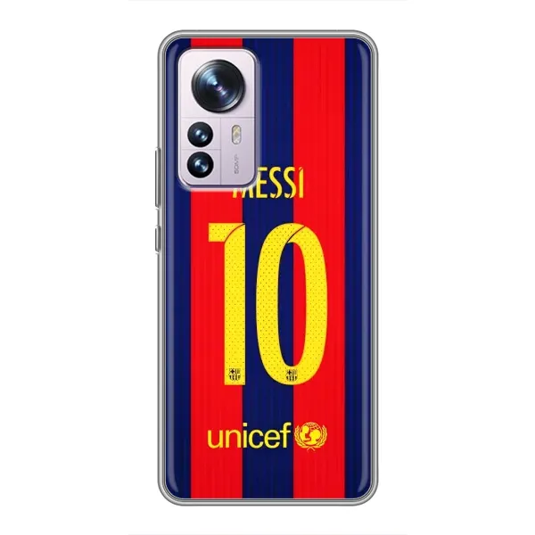 Чехол с принтом «Messi Barca 10» для Xiaomi 12 / 12X