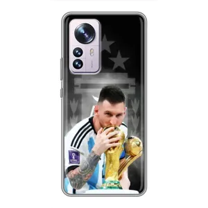 Чехлы для Xiaomi 12 / 12X (Leo чемпион) (AlphaPrint) (Месси Чемпион)