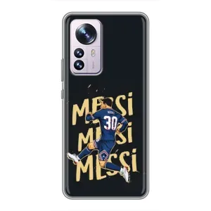 Чехлы для Xiaomi 12 / 12X (Leo чемпион) (AlphaPrint) (Messi ПСЖ)