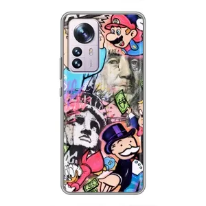 Чехлы с крутыми принтами для Xiaomi 12 / 12X - (PREMIUMPrint) (Monopoly man)