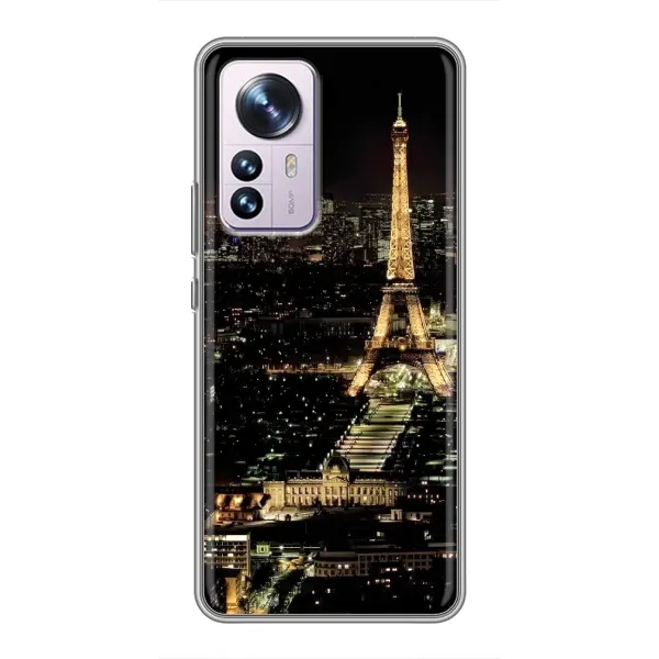 Чехол с принтом «Ночной Париж» для Xiaomi 12 / 12X Чехол с принтом «Ночной Париж» для Xiaomi 12 / 12X