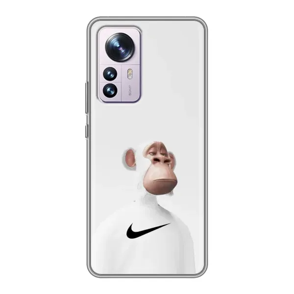 Чехол с принтом «обезьяна NFT Nike» для Xiaomi 12 / 12X