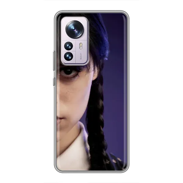 Чехол с принтом «Загадочный взгляд Уэнздей» для Xiaomi 12 / 12X Чехол с принтом «Загадочный взгляд Уэнздей» для Xiaomi 12 / 12X
