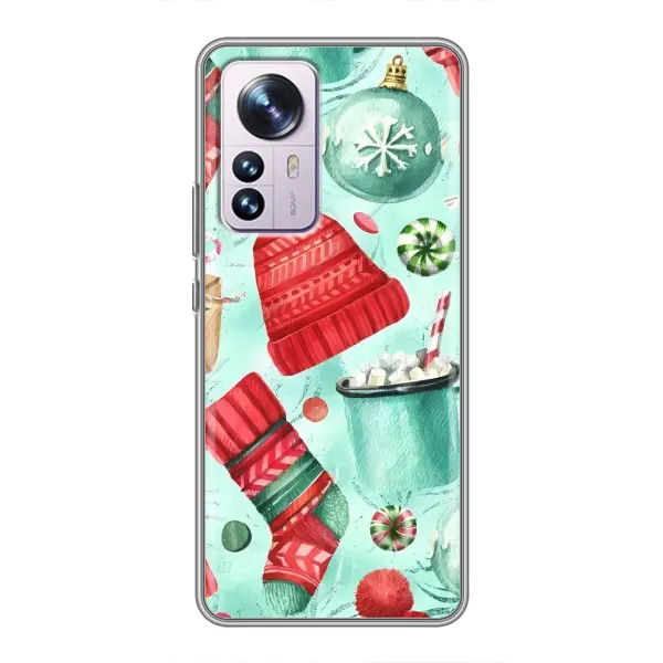 Чехол с принтом «Одежда НГ» для Xiaomi 12 / 12X Чехол с принтом «Одежда НГ» для Xiaomi 12 / 12X